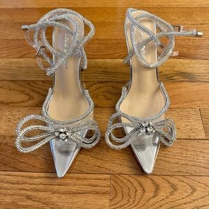 Clear Crystal Heels